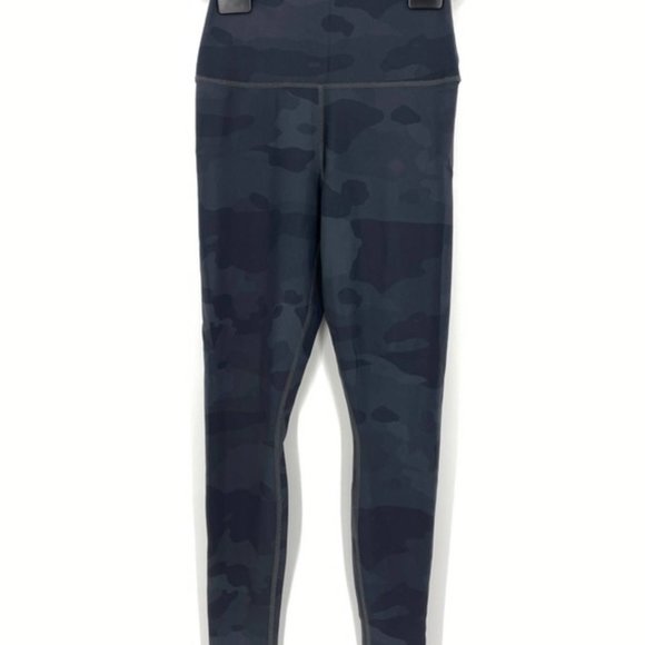 Alo Women's High Waist Black Camo Print Full Length Leggings XS - Picture 2 of 4